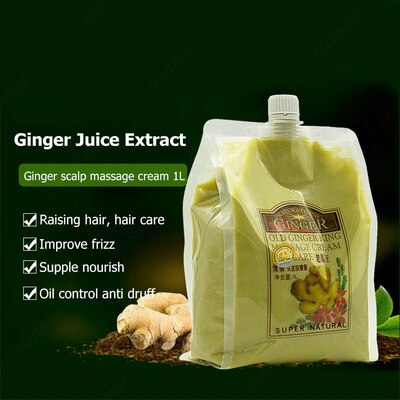 Крем для массажа кожи головы Ginger scalp massage cream 1 литр -